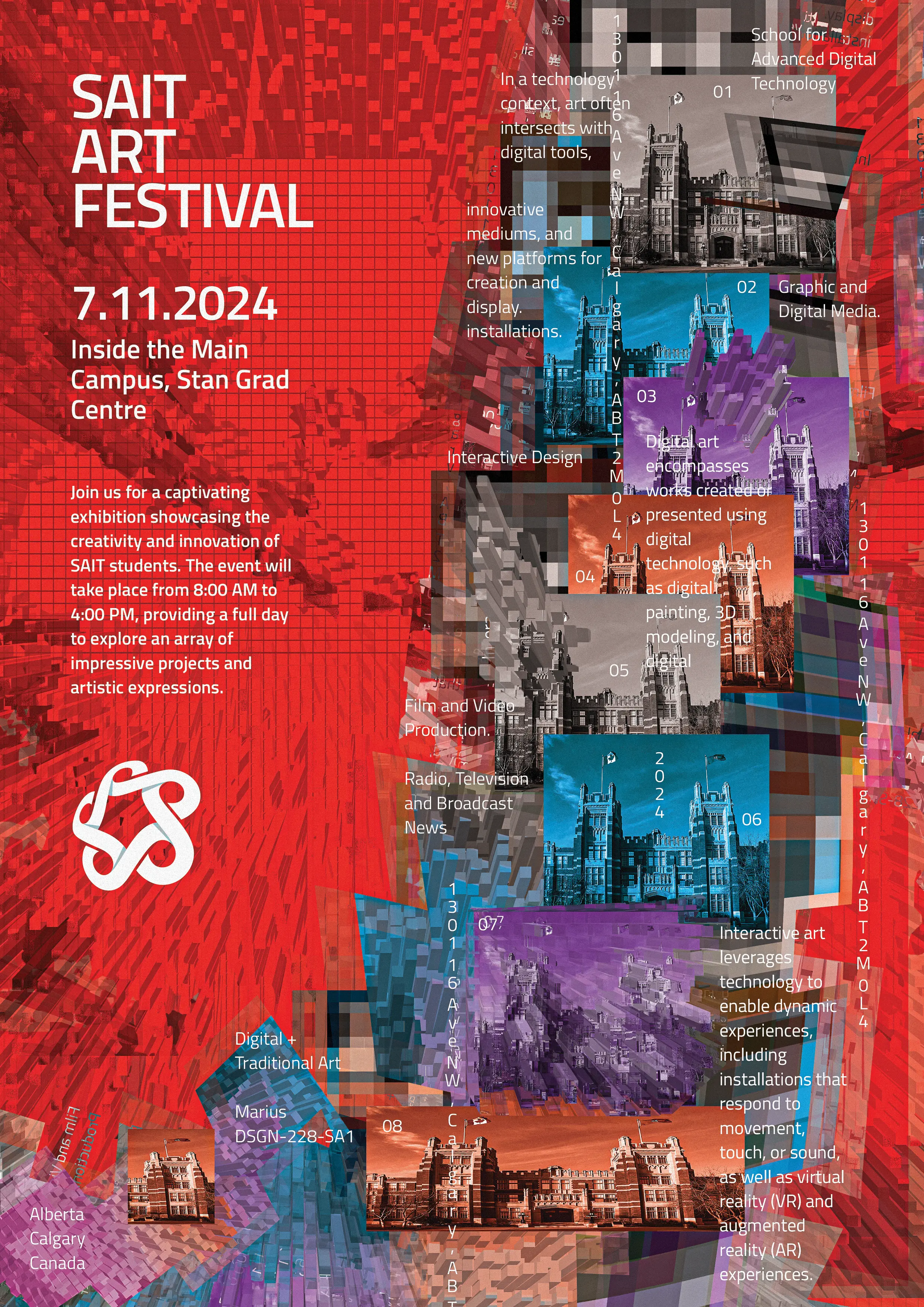 SAIT Art festival Advertisement